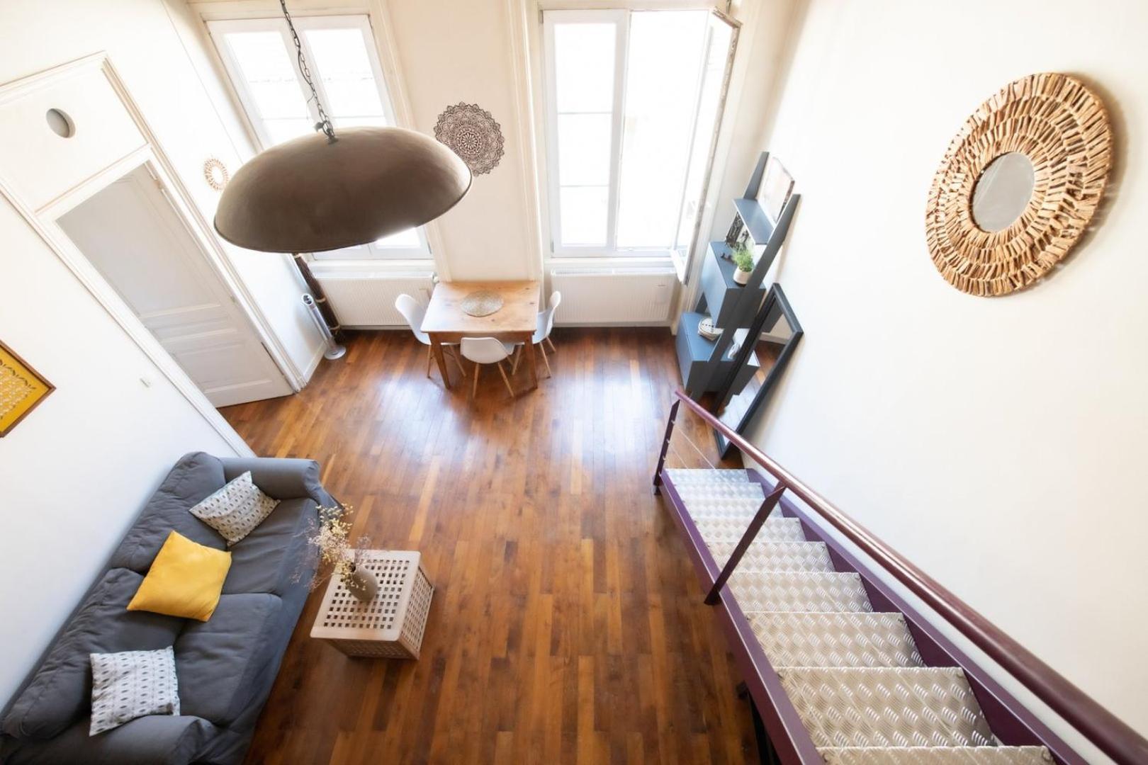 L'indigo- Coup De Coeur Canut - Croix Rousse Apartment *